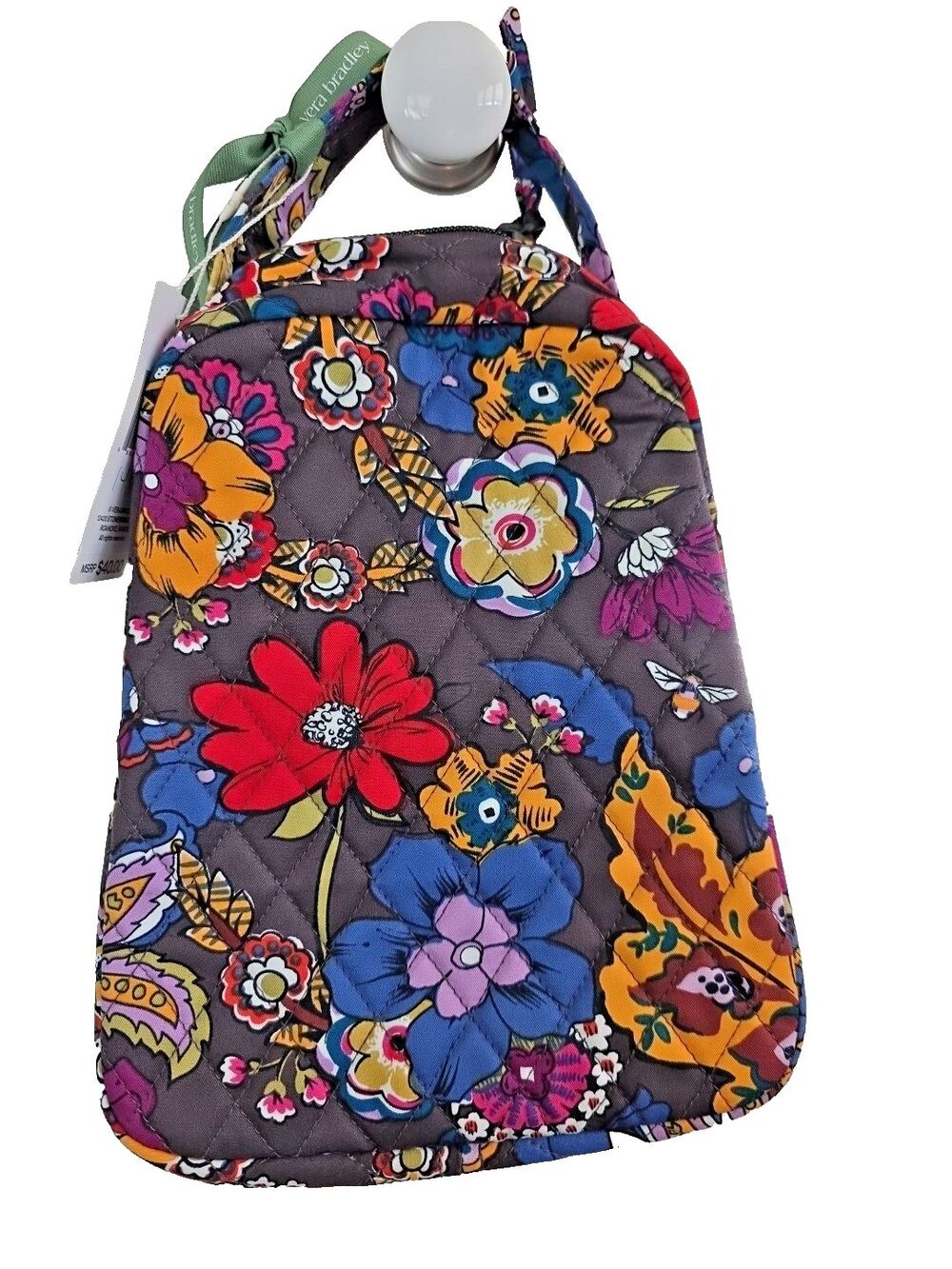 Vera Bradley  Lunch Bunch Bag in Colorful Bouquet New w Tags $40